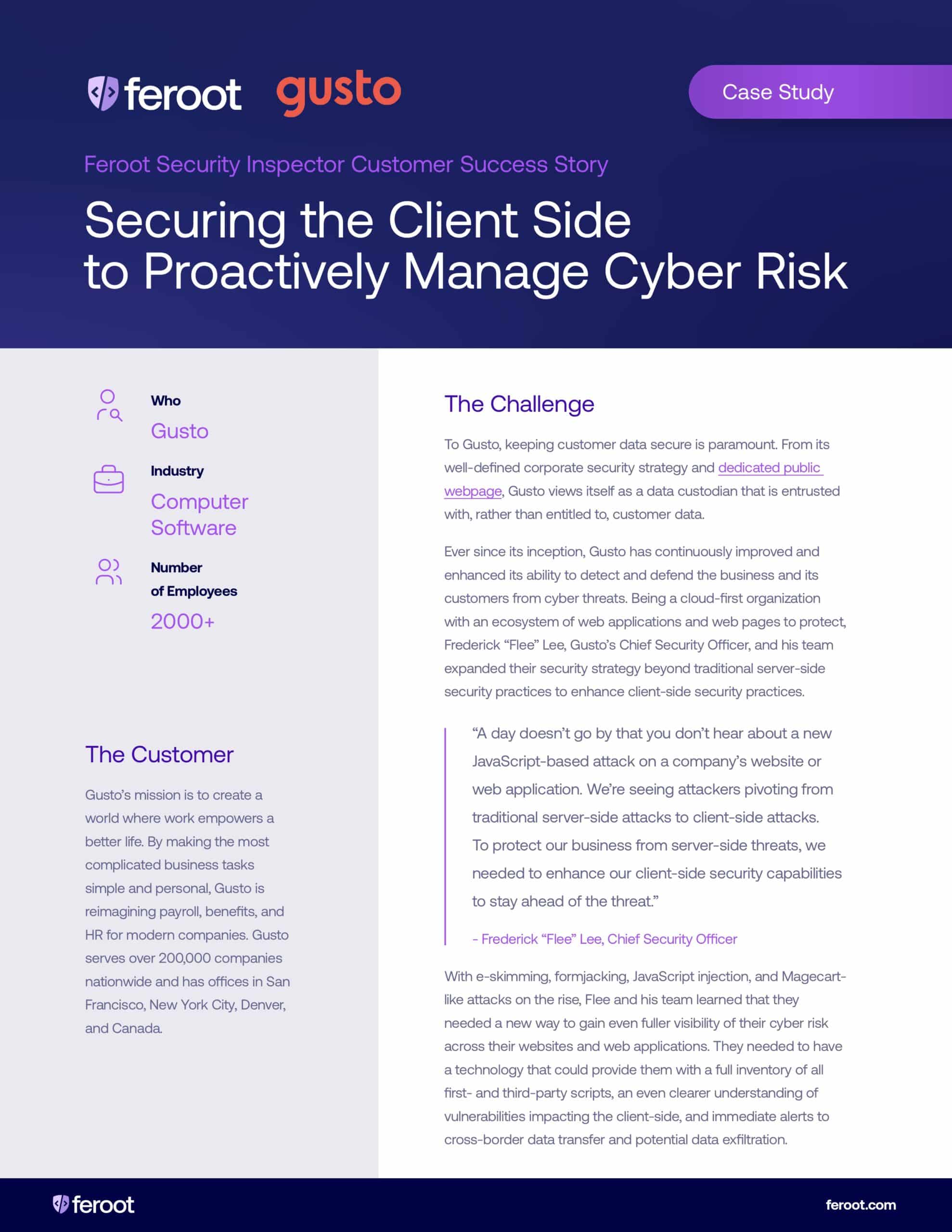 Securing the Client Side to Proactively Manage Cyber Risk